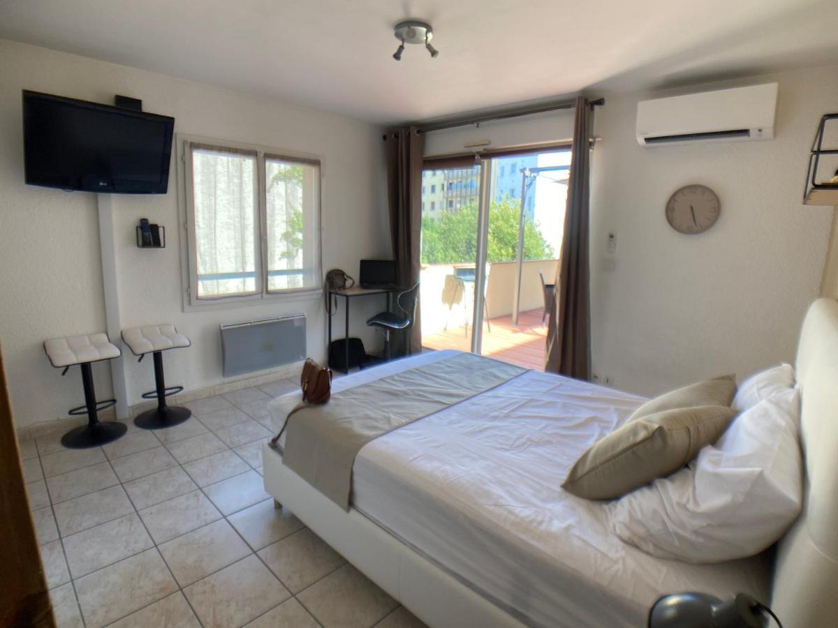 Studio Climatise Et Grande Terrasse Tarbes Centre Екстериор снимка